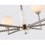 Люстра Ambrella light LH53001/6 SN/FR сатин никель/белый матовый G9*6 max 40W D690*680, фото6