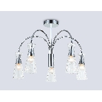 Люстра Ambrella light LH55651/5 СH/CL хром/прозрачный E14*5 max 40W D600*440, фото9