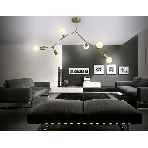 Светильник Ambrella light TR8038/6 BS латунь E27*6 max 40W D670*590, фото 1
