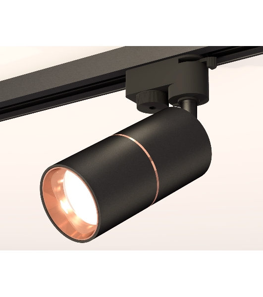 Светильник Ambrella light XT6302030 SBK/PPG черный песок/золото розовое полированное MR16 GU5.3