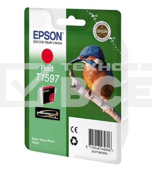 Картридж струйный Epson C13T15974010 красный для Epson St Ph R2000
