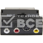 Адаптер аудио-видео Ningbo SCART (m)/3хRCA (f)/S-VIDEO (f) черный, фото2