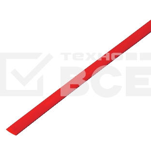 Термоусадочная трубка 30/15 мм, красная, упаковка 10 шт. по 1 м PROconnect
