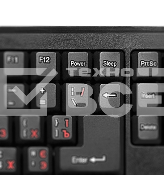 Клавиатура Keyboard SVEN Standard 303 Power USB+PS/2 чёрная SV-03100303PU