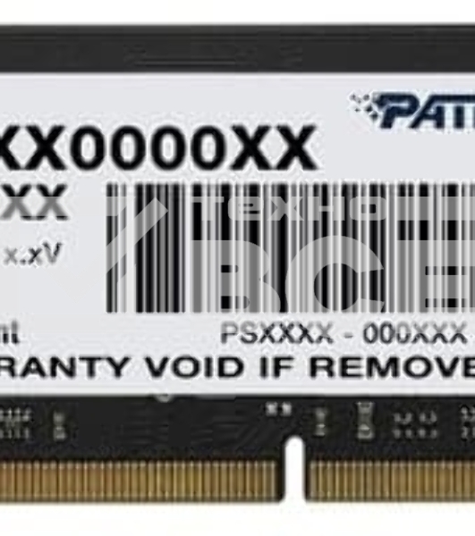 Оперативная память Patriot Signature, DDR4, 4GB (1x4 GB), 2666 MHz, CL19, SO-DIMM