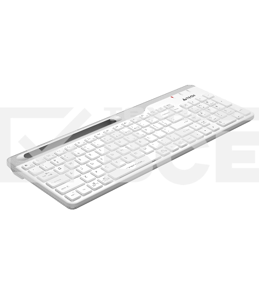 Клавиатура A4Tech Fstyler FBK25 беспроводная, USB, Bluetooth/Радиоканал, белый/серый