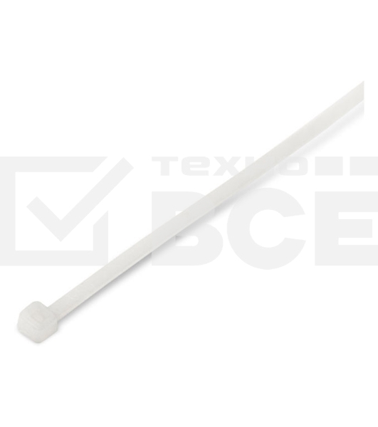 Стяжка нейлоновая Hyperline GT-300IC неоткрывающаяся, безгалогенная (halogen free), 300x3.6мм, (100 шт)