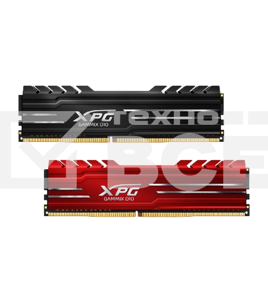 Оперативная память XPG Gammix D10, DDR4, 16GB (1x16GB), 3600MHz, CL18, с радиатором, черный