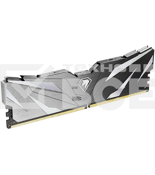Оперативная память NETAC, DDR4, 32GB (2x16GB), 3200MHz, CL16, с радиаторами, черный