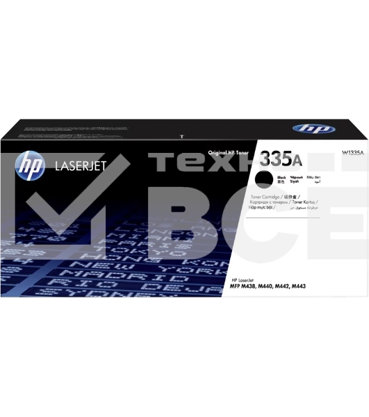 Картридж лазерный HP 335A черный для LaserJet MFP M438n/M442dn/M443nda 7 400 стр.