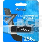 Флеш диск Netac U351, NT03U351N-256G-30BK, 256Gb, USB3.0, с колпачком, металлическая чёрная, фото6
