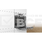 Духовой шкаф Bosch HBF534EW0Q Встраиваемый электрический духовой шкаф 60 x 60 cm Белый, 66 л, Размеры прибора (мм) 595 x 594 x 548 mm, фото 1