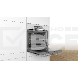 Духовой шкаф Bosch HBF534EW0Q Встраиваемый электрический духовой шкаф 60 x 60 cm Белый, 66 л, Размеры прибора (мм) 595 x 594 x 548 mm
