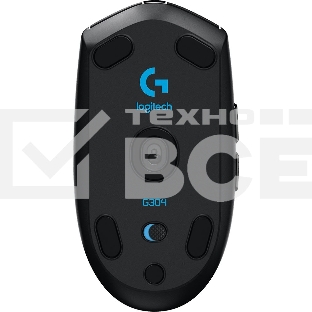 Мышь беспроводная Logitech G304 Lightspeed черный, 12000 dpi, радиоканал, USB, кнопки - 6