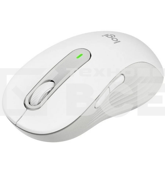 Мышь беспроводная Logitech Signature M650 L белый, 4000 dpi, радиоканал, Bluetooth, USB, кнопки - 5