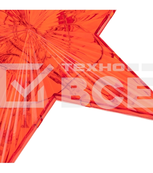 Светодиодная фигура на елку Neon-night Звезда красная 15см, 10 LED, постоянное свечение, 230В