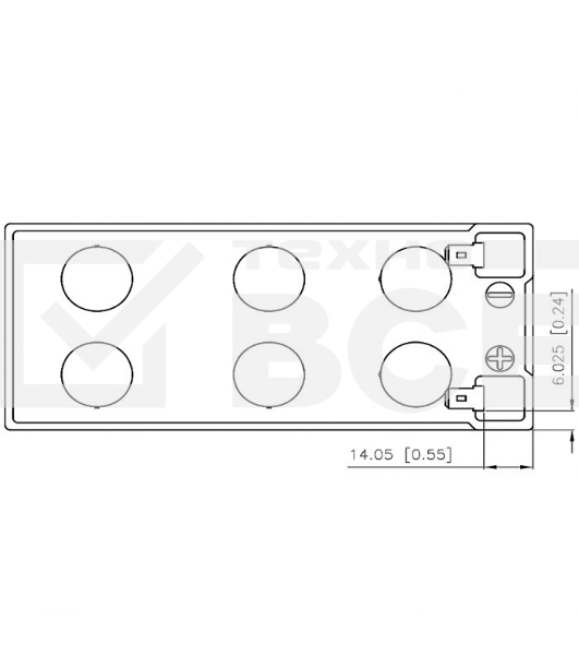 Аккумулятор CSB GPL1272 F2FR (12V 7.2Ah)