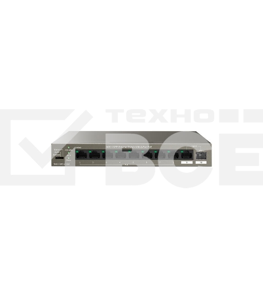 Неуправляемый Ethernet-коммутатор IP-COM G1110PF-8-102W 9GE+1SFP с 8 портами PoE