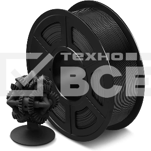Филамент NVPRINT ASA Black для 3D печати диаметр 1.75мм  длина 330 метров  масса 1 кг