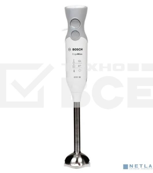 Блендер Bosch MSM66155 Мощность 600 Вт. Управление механическое, число скоростей: 12