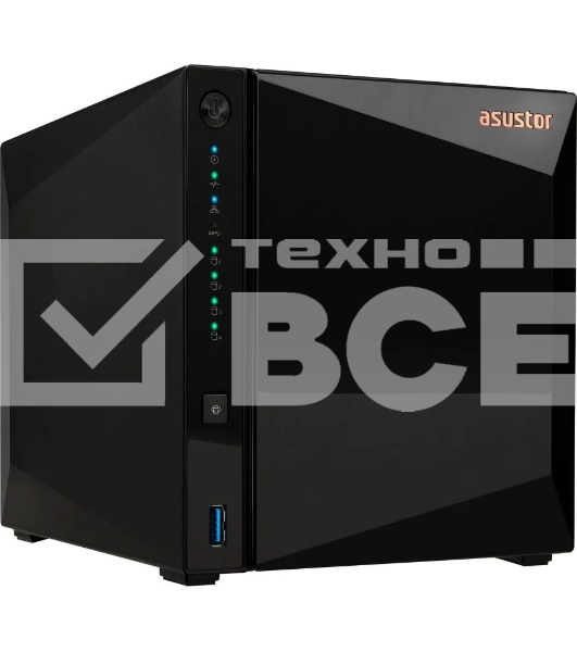 Сетевой накопитель ASUSTOR AS3304T V2/ASUSTOR/4/BAY/EU/2GD4 