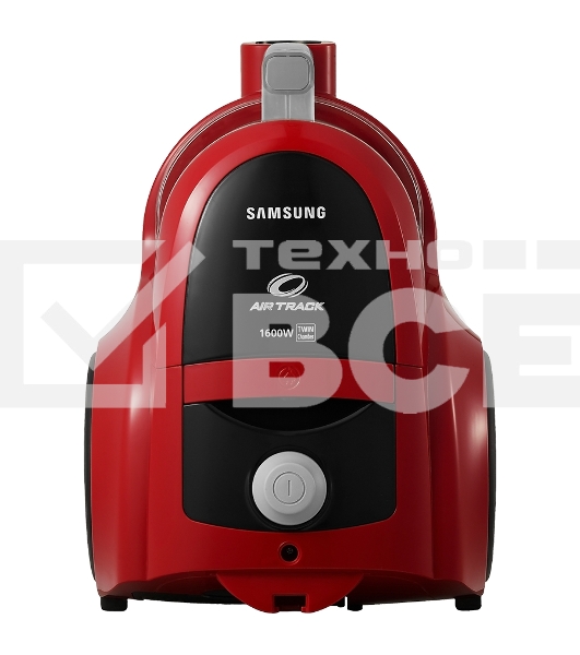 Пылесос Samsung VCC4520S3R/XEV красный, 350/1600 Вт, уборка сухая, пылесборник контейнер 1.3 л