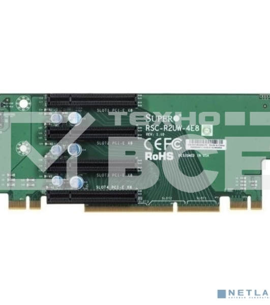 Карта расширения Supermicro RSC-R2UW-4E8