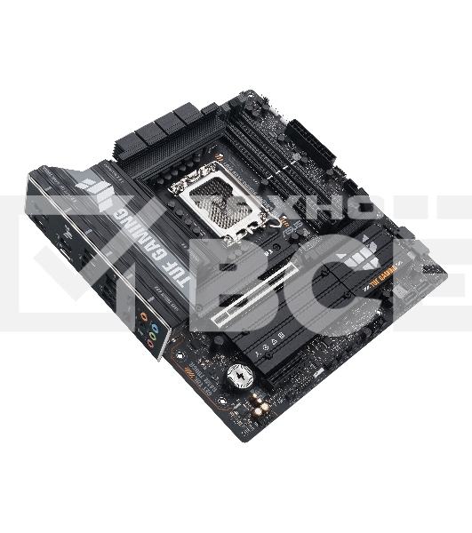 Материнская плата ASUS TUF GAMING B860M-PLUS WIFI, LGA 1851, Intel B860, 4xDDR5, 4xSATA, 3xM.2, 1xPCIe 5.0 x16, 1xPCIe x4, 1xUSB-C, 4xUSB-A 3.2 Gen 1, 2xUSB-A 3.2 Gen 2, 1xHDMI, 1xDP, 1x2.5Gb LAN, 7.1, mATX