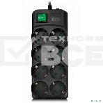 Сетевой фильтр SVEN SF-08E-16 (1,8 м 8 розеток с защитными шторками,16А) черный, цветная коробка, фото6