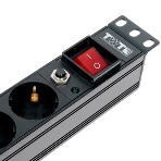Блок распределения питания Lanmaster TWT-PDU19-10A8P-1.8 гор.размещ. 8xSchuko базовые 10A Schuko 1.8м, фото4