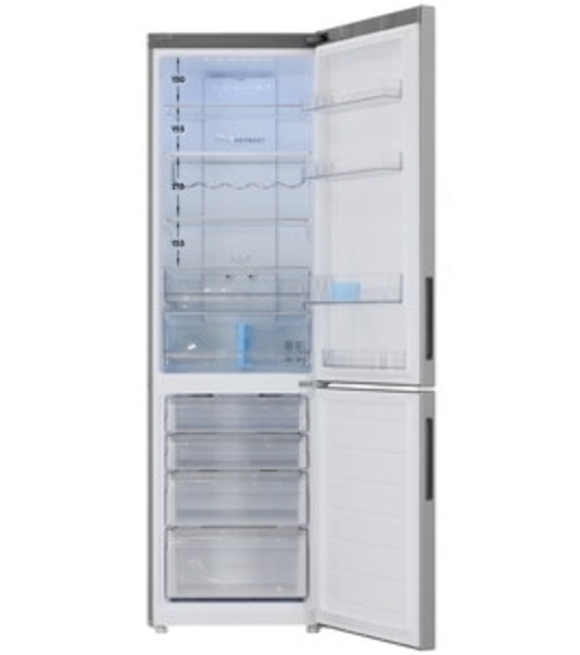 Холодильник Haier C2F637CXRGU1 нержавеющая сталь, двухкамерный, 278/108л, морозилка снизу, No Frost