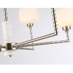 Люстра Ambrella light LH53001/6 SN/FR сатин никель/белый матовый G9*6 max 40W D690*680, фото5
