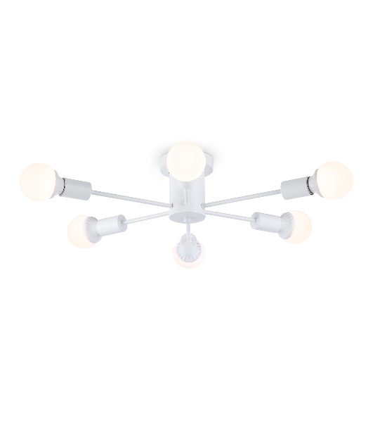 Светильник Ambrella light TR80401/6 WH белый E27/6 max 60W D780*150