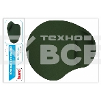 Коврик BU-GEL/green Коврик для мыши гелевый, зеленый, 230х205х25, BURO, фото 1