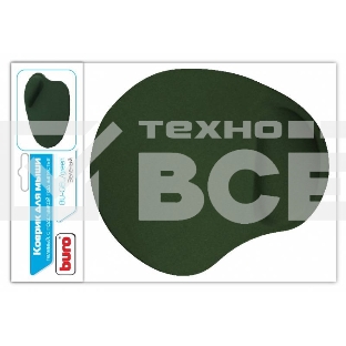 Коврик BU-GEL/green Коврик для мыши гелевый, зеленый, 230х205х25, BURO