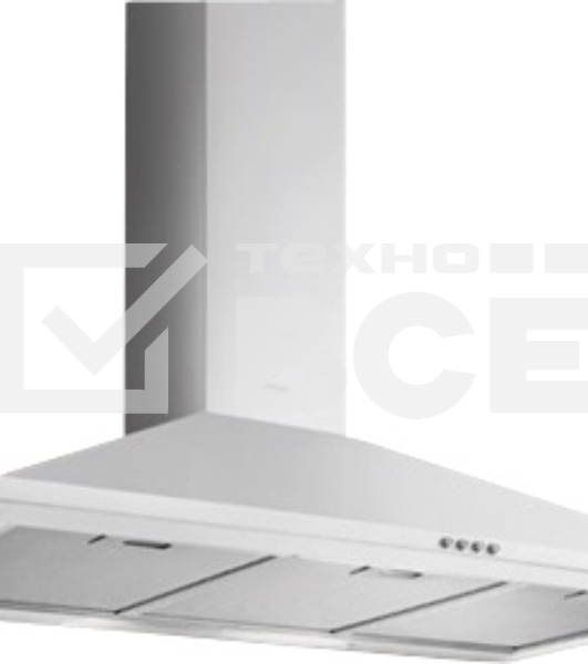 Вытяжка купольная JET AIR GAIA WH/A/60/650 куб.м., кнопочное управление, белая