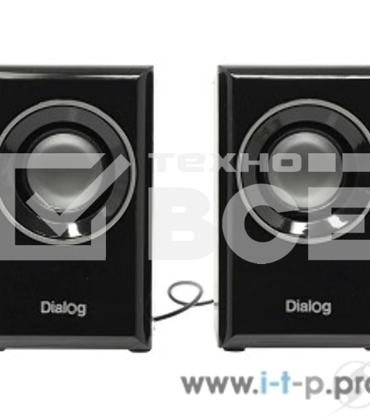 Акустическая система Dialog AST-15UP черный 2х3W RMS, активные