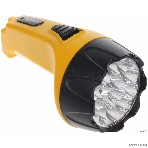 Аккумуляторный Светодиодный фонарь Smartbuy SBF-89-Y 15+10 LED с прямой зарядкой желтый, фото 1