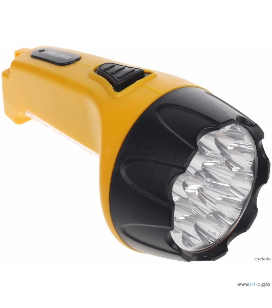 Аккумуляторный Светодиодный фонарь Smartbuy SBF-89-Y 15+10 LED с прямой зарядкой желтый