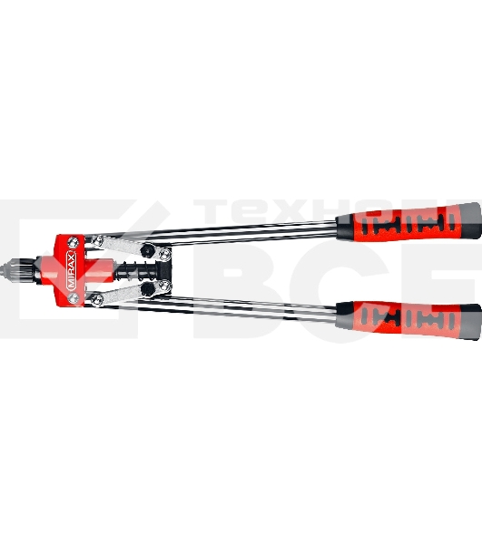 Заклепочник двуручный MIRAX 31034_z01 для заклепок d=3.2/4/4.8 мм из алюм. и стали, литой корпус