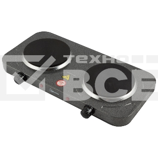 Плита настольная электрическая Homestar HS-1104 1000+1000Вт Ф155+155мм чугун