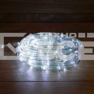 Дюралайт LED, свечение с динамикой (3W), 24 LED/м, белый, 14м