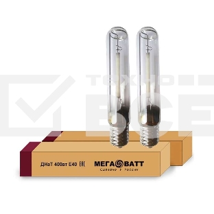 Лампа газоразрядная натриевая ДНаТ 400 E40 (25) МЕГАВАТТ 02959