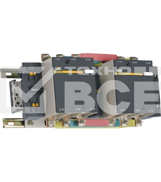Контактор КТИ-52653 реверс 265А 230В/АС3 ИЭК KKT53-265-230-10