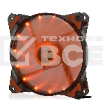 Вентилятор для корпуса Crown CMCF-12025S-1223 черный/оранжевый, 120 мм, 1650 об/мин, 28 дБ, 3 pin, фото 1