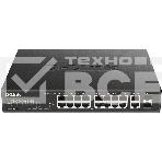 Коммутатор D-Link DES-1018MPV2 16x100Mb 16PoE неуправляемый, фото 1