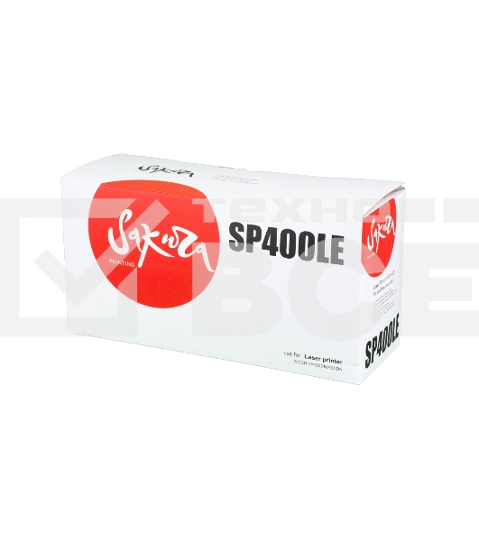 Картридж Sakura SP400LE для Ricoh SP400DN/ SP450DN, черный, 2 500 к.