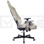 Кресло игровое Knight N1 Fabric бежевый Light-21, с подголов. крестовина металл, фото11