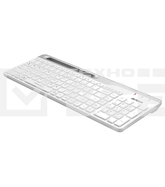 Клавиатура A4Tech Fstyler FBK25 беспроводная, USB, Bluetooth/Радиоканал, белый/серый