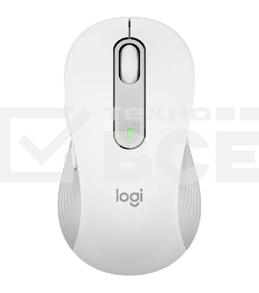 Мышь беспроводная Logitech Signature M650 L белый, 4000 dpi, радиоканал, Bluetooth, USB, кнопки - 5
